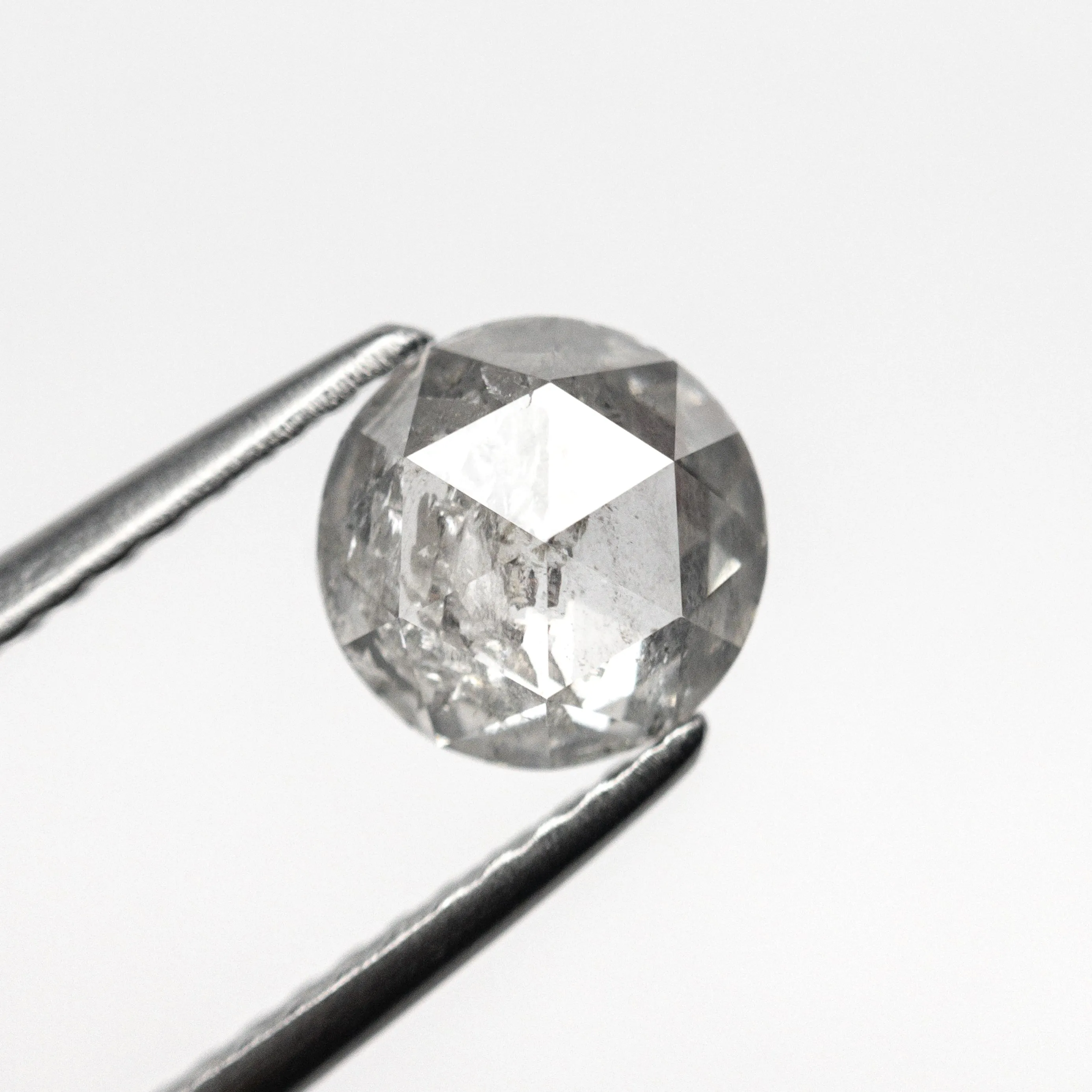 1.05ct Round Rosecut Salt & Pepper Loose Diamond