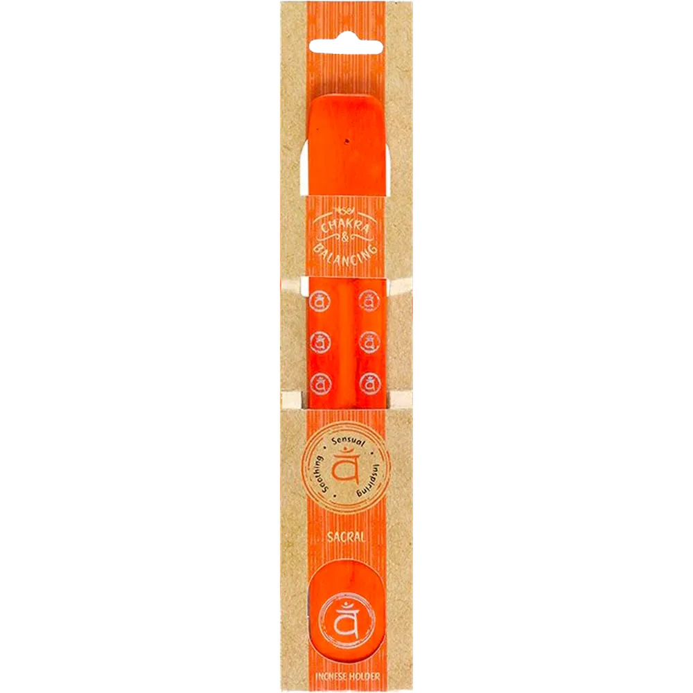 12" Chakra Incense Stick Holder - Sacral