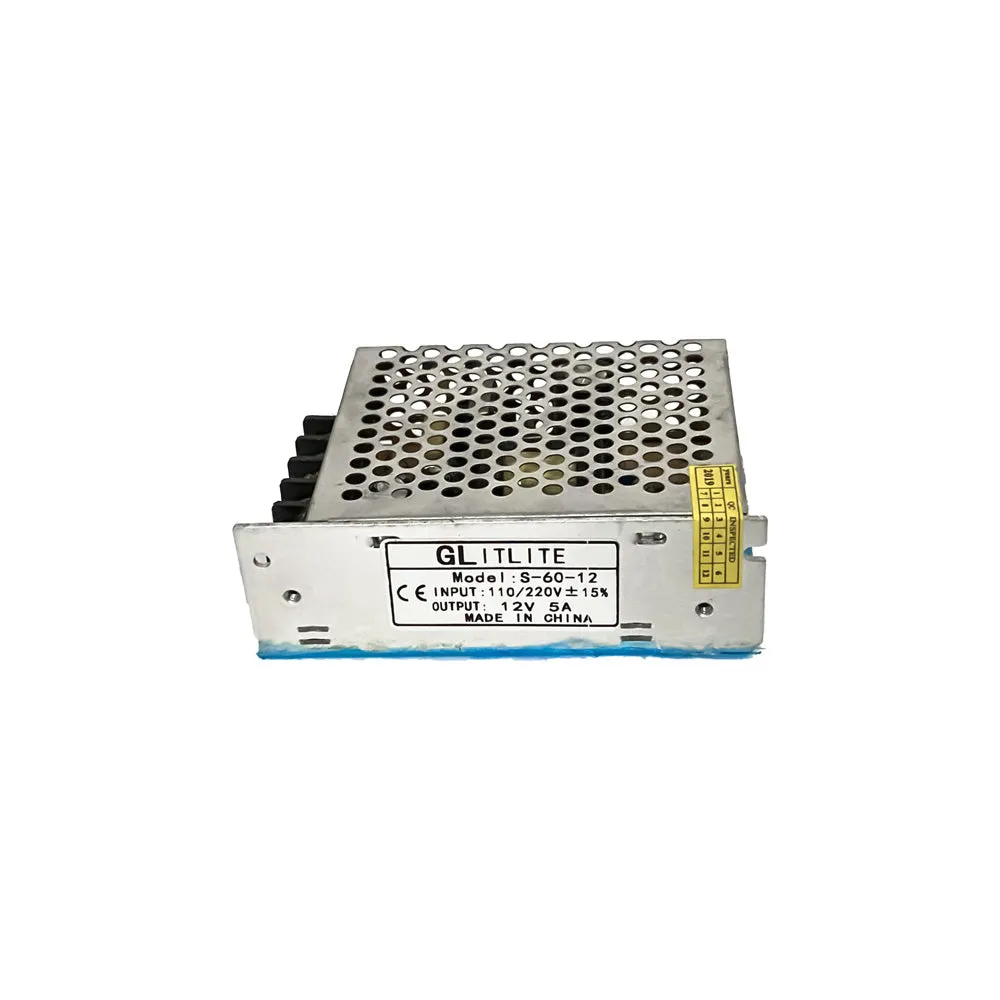 12V 5A SMPS 60W AC-DC Metal Power Supply