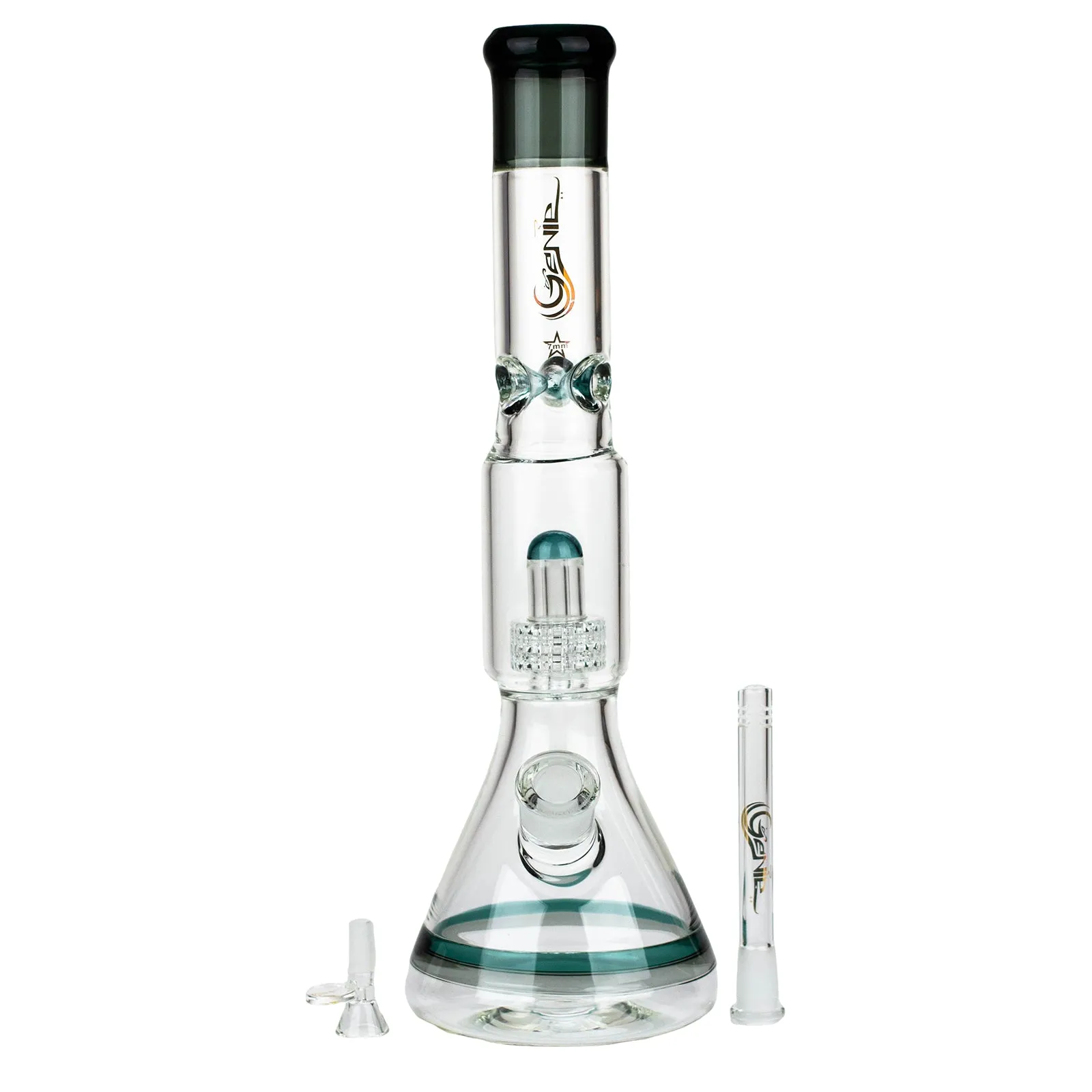 17" Glass Water Bong with Showerhead Percolator