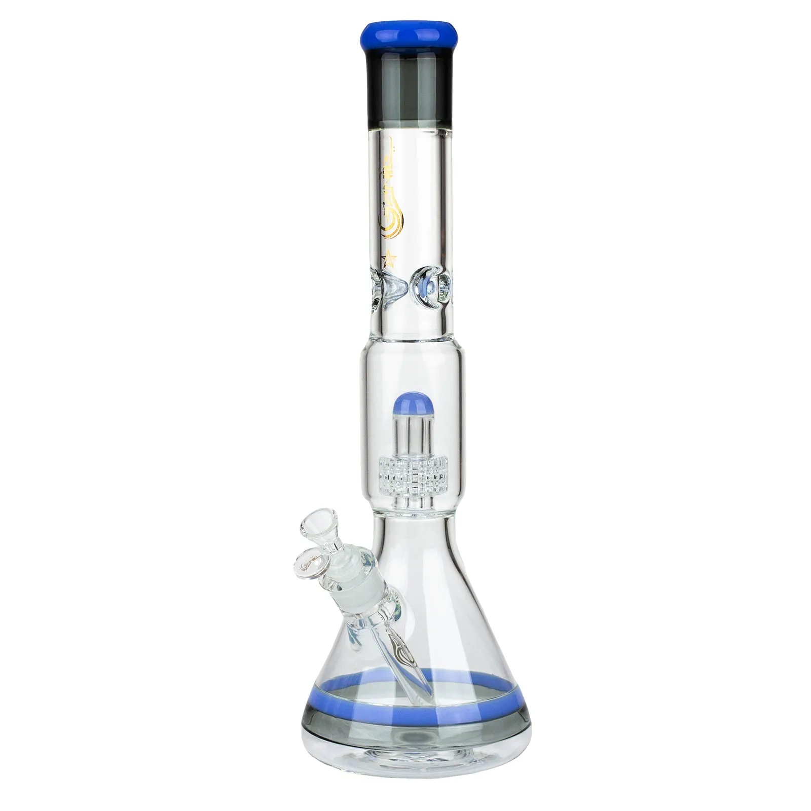 17" Glass Water Bong with Showerhead Percolator