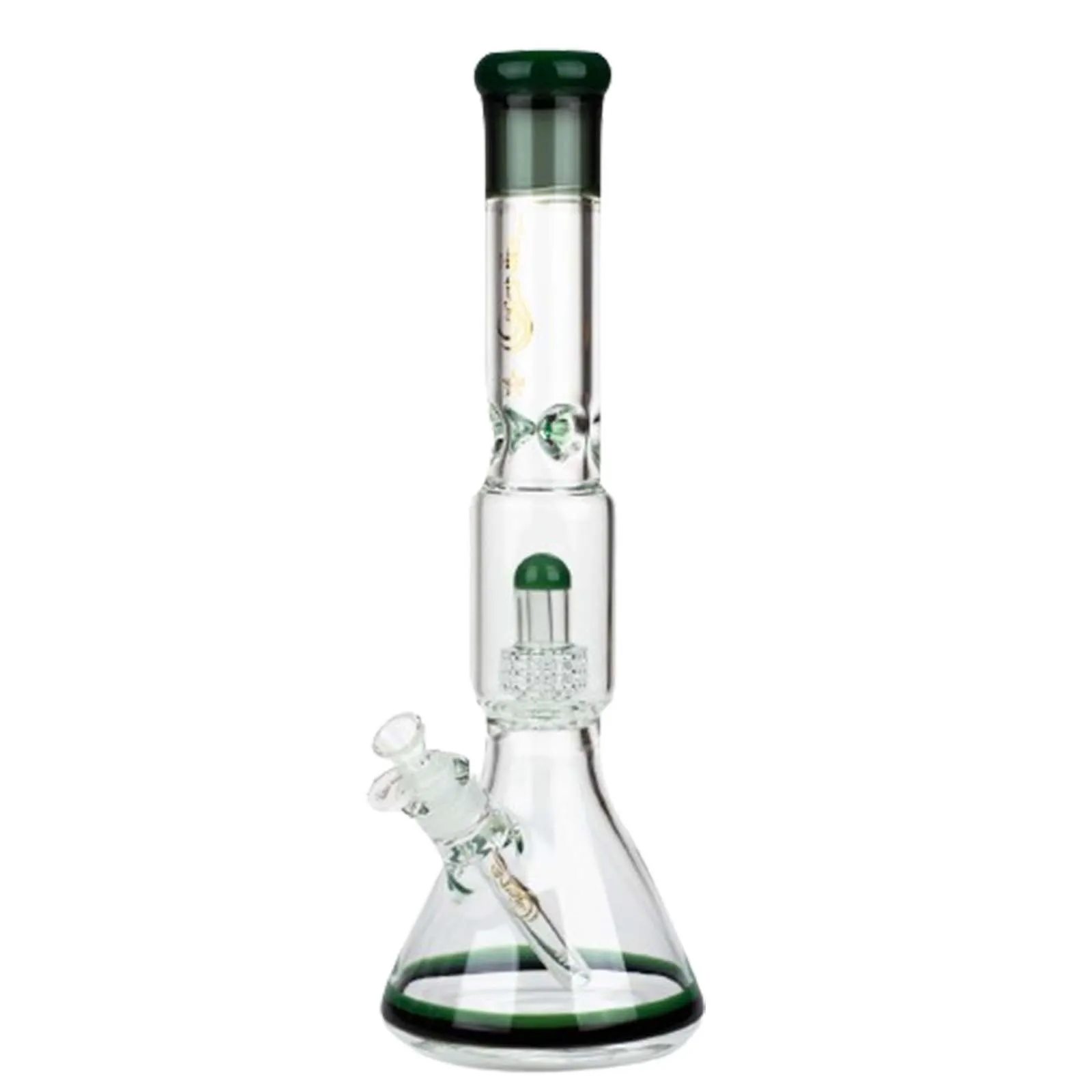 17" Glass Water Bong with Showerhead Percolator