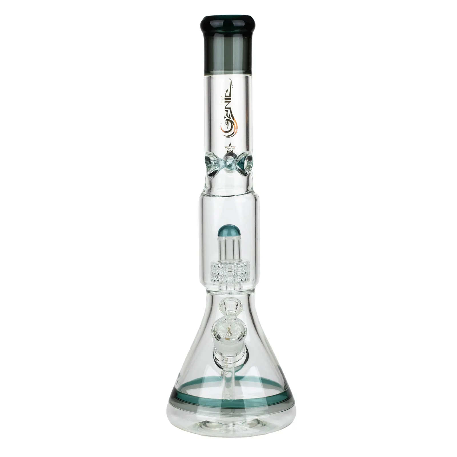 17" Glass Water Bong with Showerhead Percolator