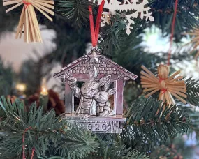 2020 Home Sweet Home Bunny Ornament