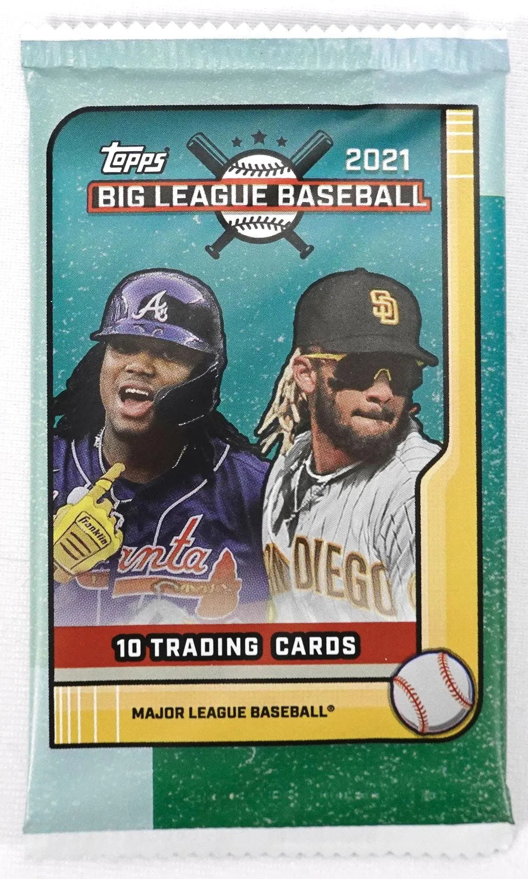 2021 Topps Big League Baseball Hobby Box 18 Packs Per Box, 10 Cards Per Pack