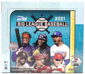 2021 Topps Big League Baseball Hobby Box 18 Packs Per Box, 10 Cards Per Pack