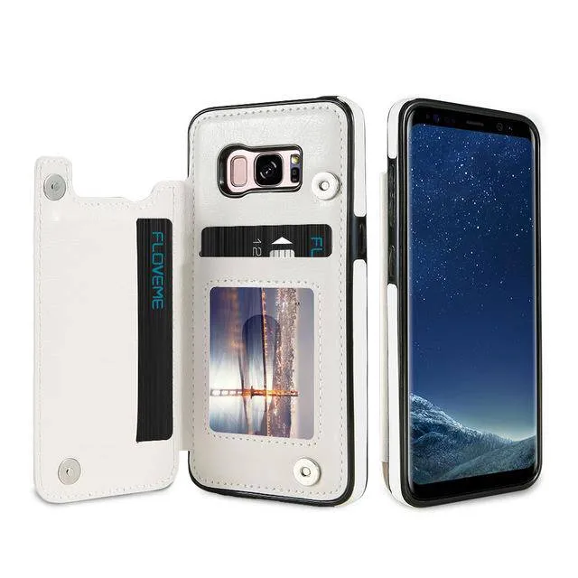 2022 Luxury  4 IN 1 Leather Case For SAMSUNG