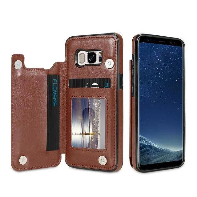 2022 Luxury  4 IN 1 Leather Case For SAMSUNG