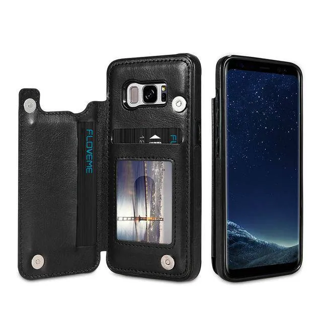 2022 Luxury  4 IN 1 Leather Case For SAMSUNG