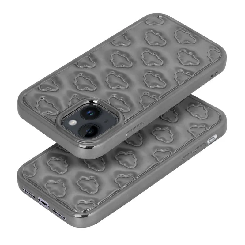 3D Cute Cloud Pattern Back Cover for Apple iPhone 13