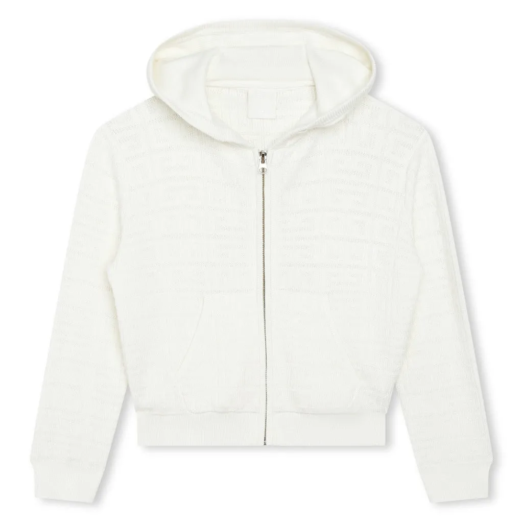 4G Jacquard Hooded Jacket