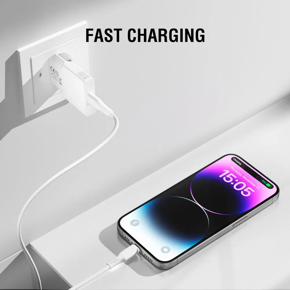 4Smarts PD Slim 30W Vægoplader GaN m. USB-C - Hvid