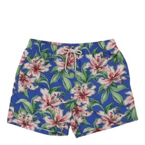 5.75-Inch Traveler Classic Swim Trunk Seaside Lilies