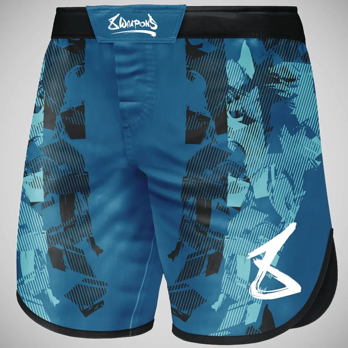 8 Weapons Hit 2.0 Fight Shorts Navy/Black