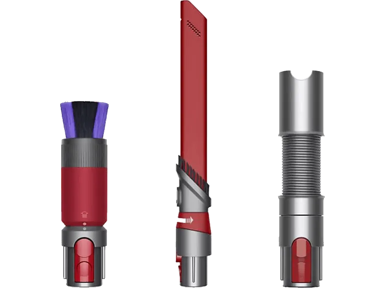 Accesorio aspirador - Dyson Kit de limpieza detallada, Dyson V8™, V10™, V11™, Dyson Outsize, V12™, V15, Gen5, Gris/Rojo