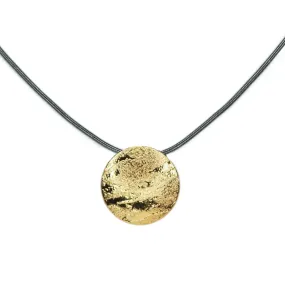 Acid Etched Gold Disc, Large