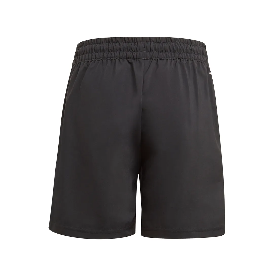 adidas Boys' 3 Stripe Club Short (Black/White)