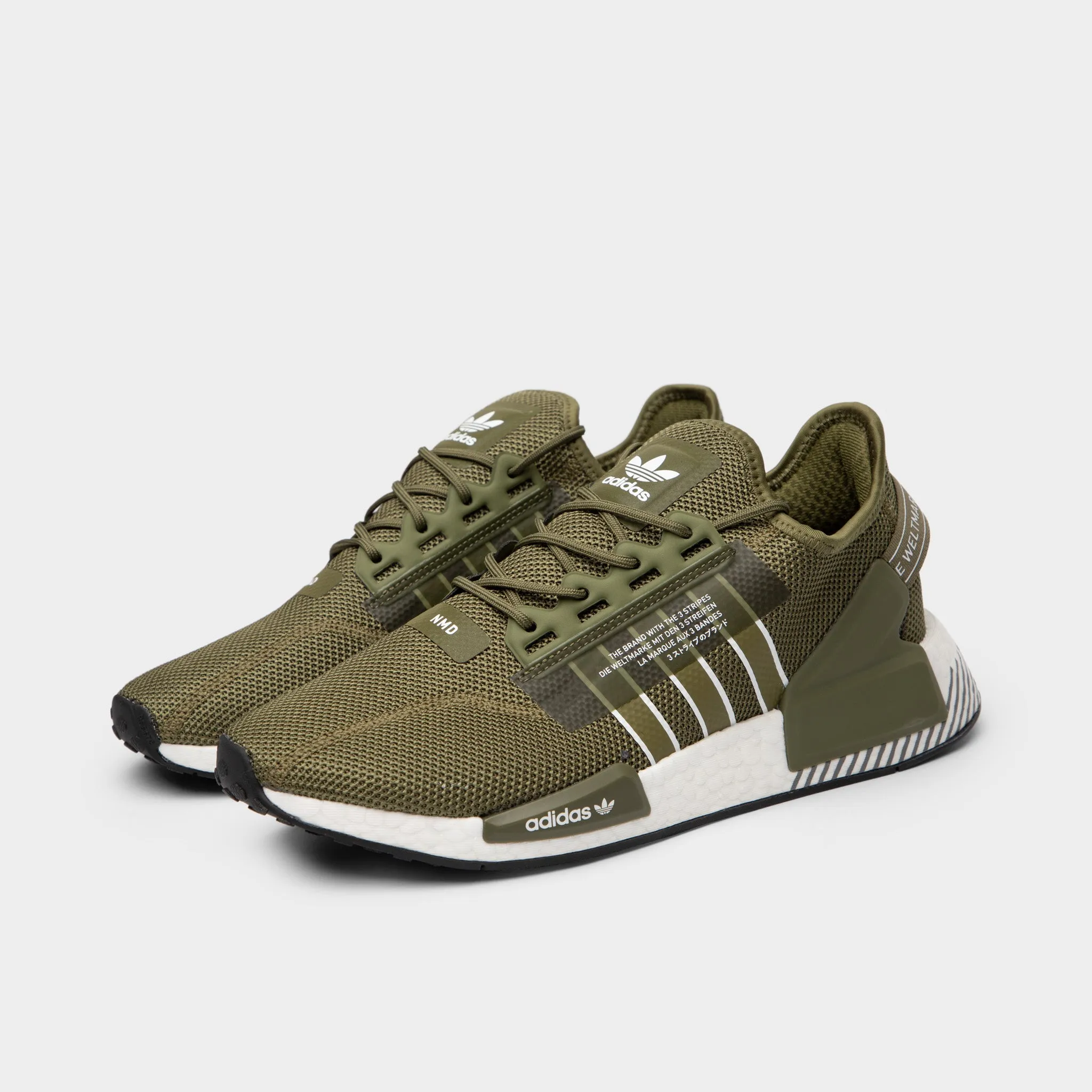 adidas Originals NMD_R1 V2 Focus Olive / Cloud White - Core Black