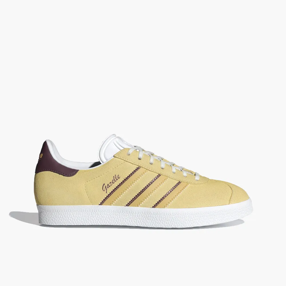 adidas Originals Women's Gazelle Almost Yellow / Oat - Maroon