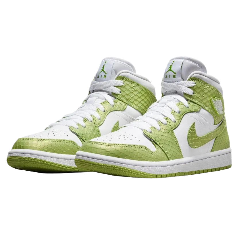 Air Jordan 1 Mid "Green Phython"