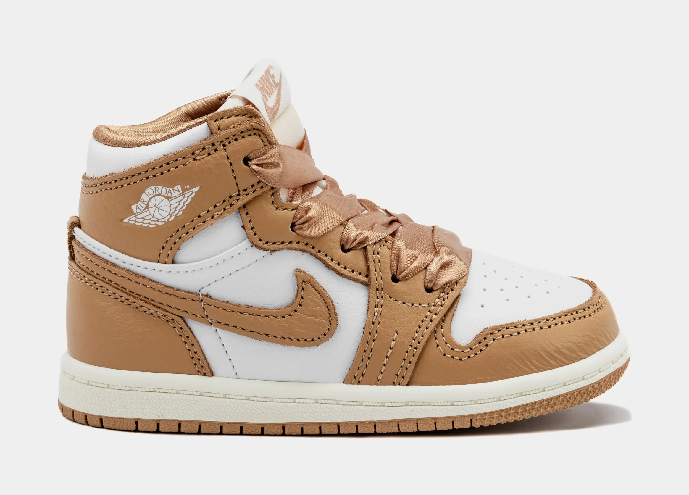 Air Jordan 1 Retro High OG Praline Infant Toddler Lifestyle Shoes (Praline/White/Sail) Free Shipping