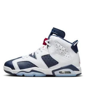 Air Jordan 6 Retro 'Olympic' (GS) - White/Varsity Red