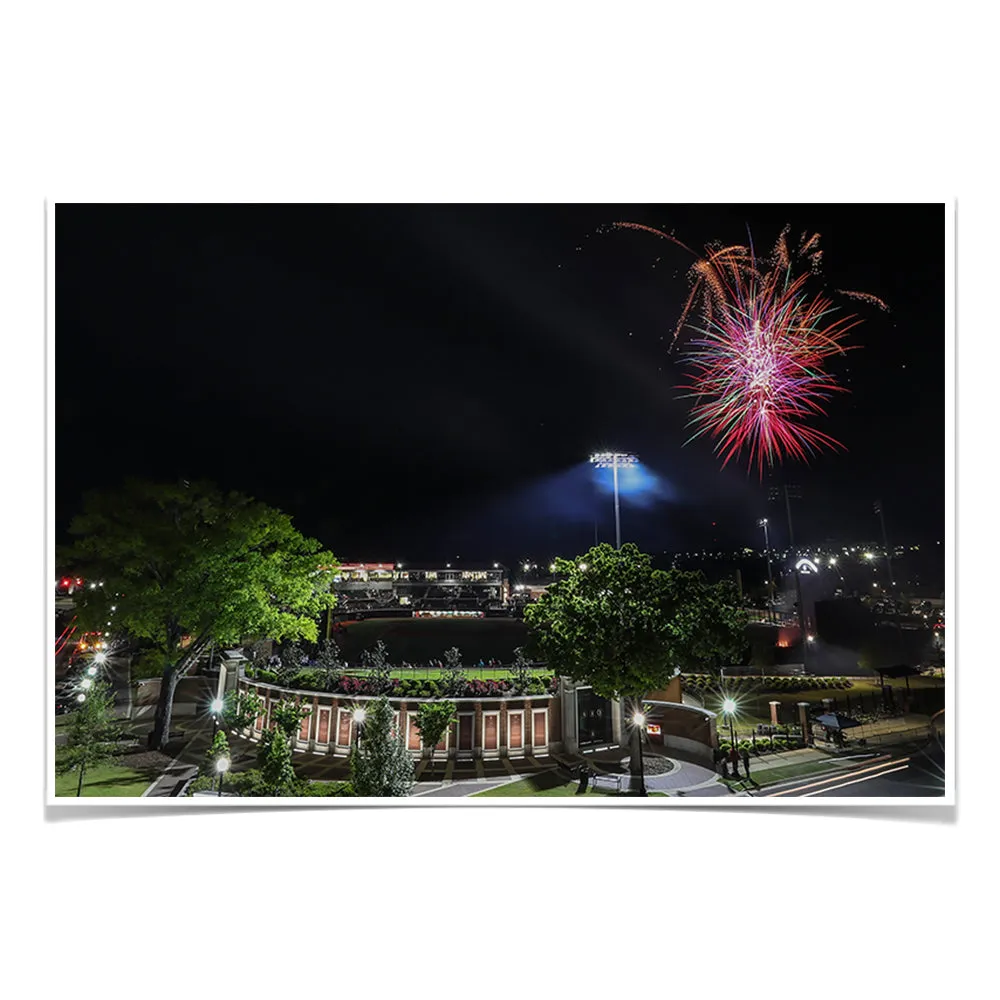 Alabama Crimson Tide - Fireworks over Sewell-Thomas Stadium