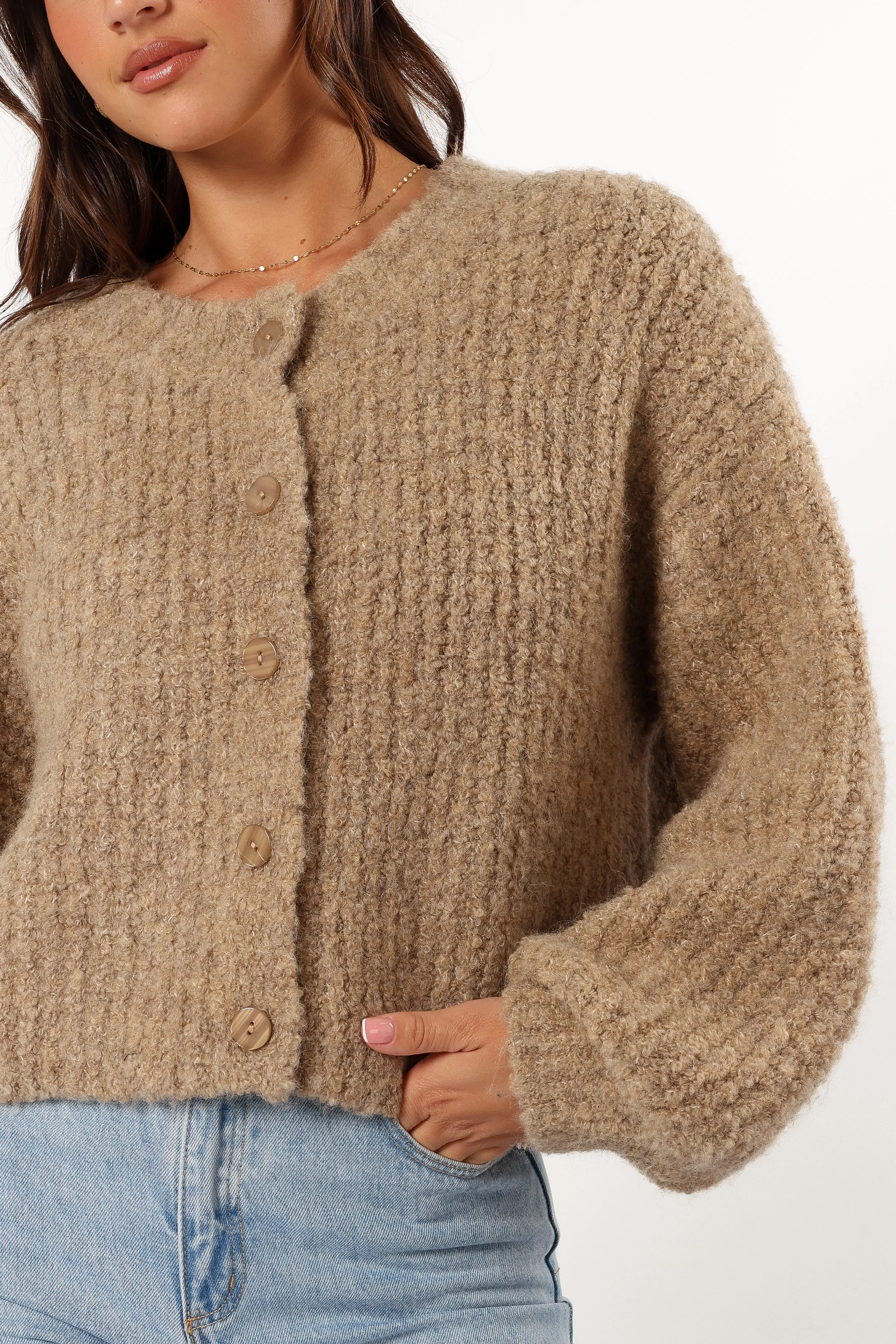 Albertine Cardigan - Latte