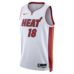 Alec Burks Nike Miami HEAT Association White Swingman Jersey