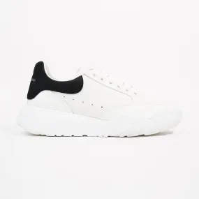 Alexander McQueen Womens Court Sneaker White / Black EU 38 / UK 5