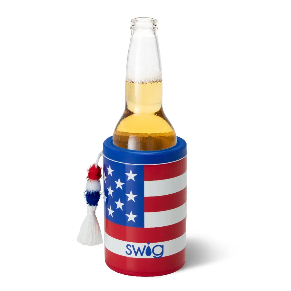 All American Can   Bottle Swig Cooler 12oz