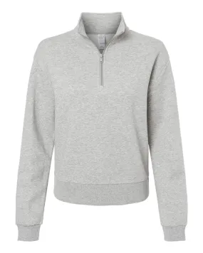 Alternative - Women's Eco-Cozy™ Fleece Mock Neck Quarter-Zip Sweatshirt