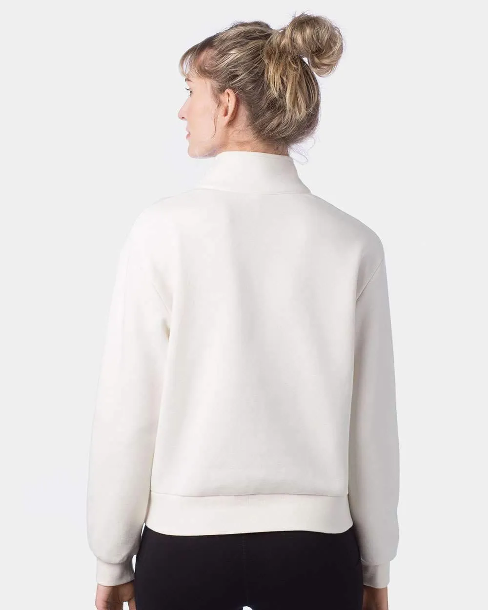 Alternative - Women's Eco-Cozy™ Fleece Mock Neck Quarter-Zip Sweatshirt