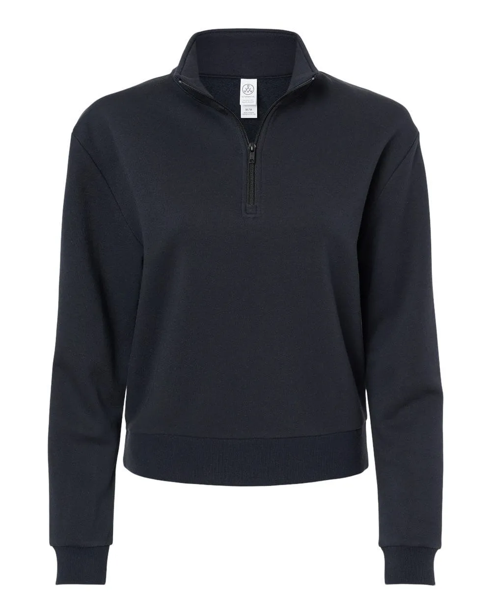 Alternative - Women's Eco-Cozy™ Fleece Mock Neck Quarter-Zip Sweatshirt