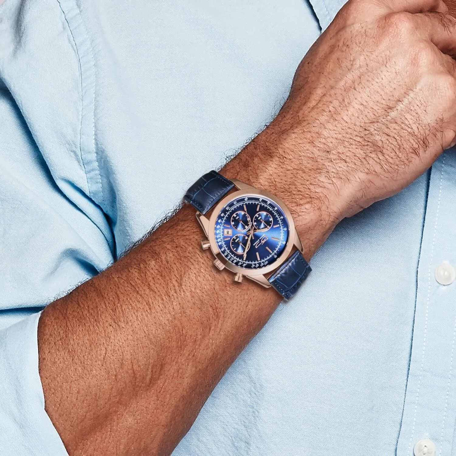 Ambassador Men's Blue Watch