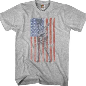 American Flag MASH T-Shirt