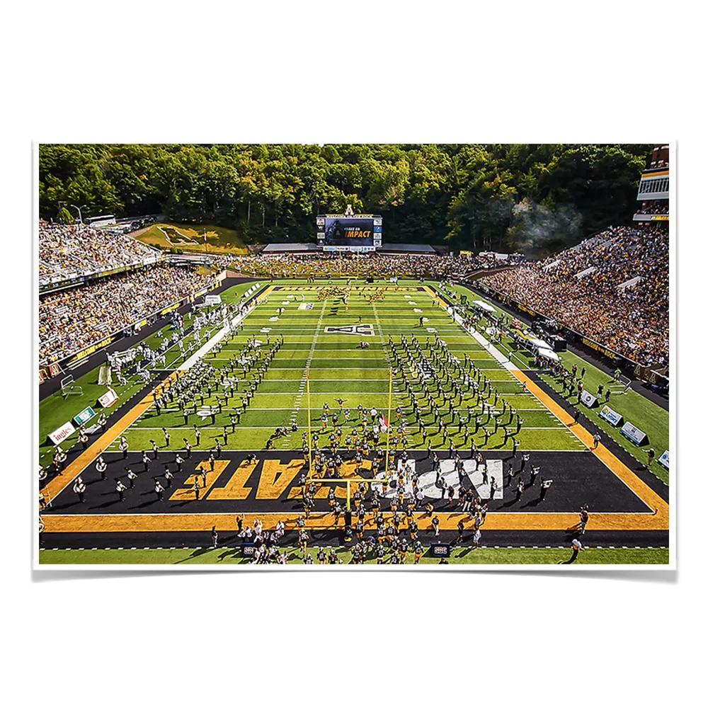 Appalachian State Mountaineers - End Zone View Enter Mountaineers