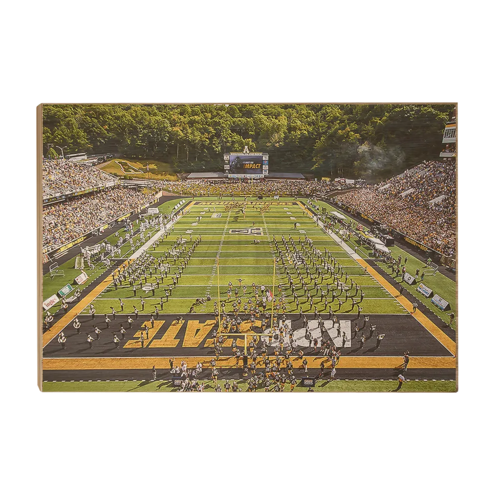 Appalachian State Mountaineers - End Zone View Enter Mountaineers