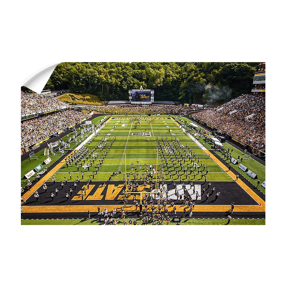 Appalachian State Mountaineers - End Zone View Enter Mountaineers