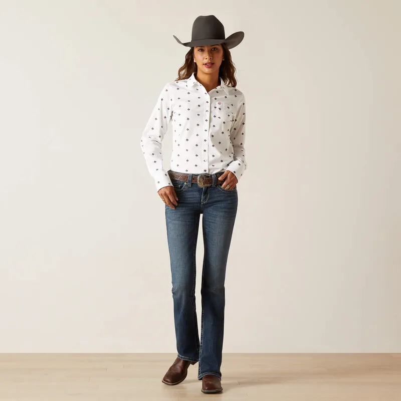 Ariat Women's Kirby Stretch Thunderbird Print Shirt