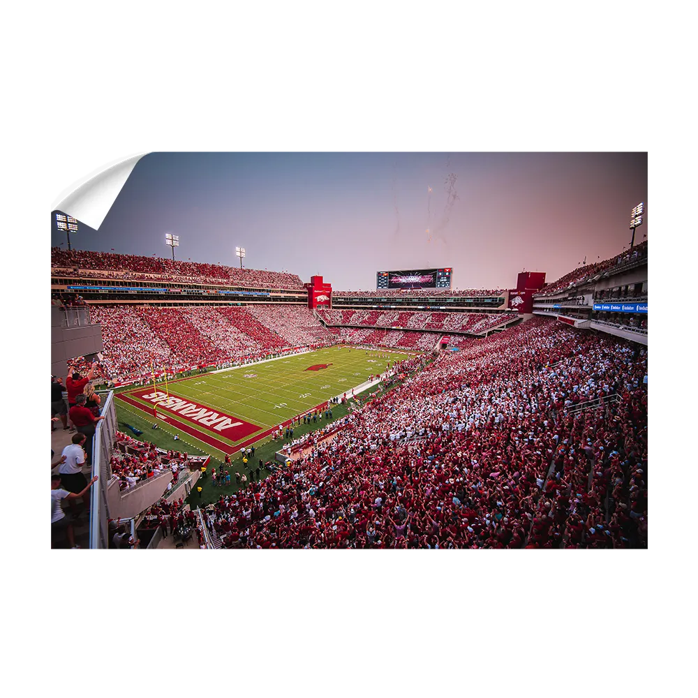 Arkansas Razorbacks - Touchdown Arkansas Stripe Out