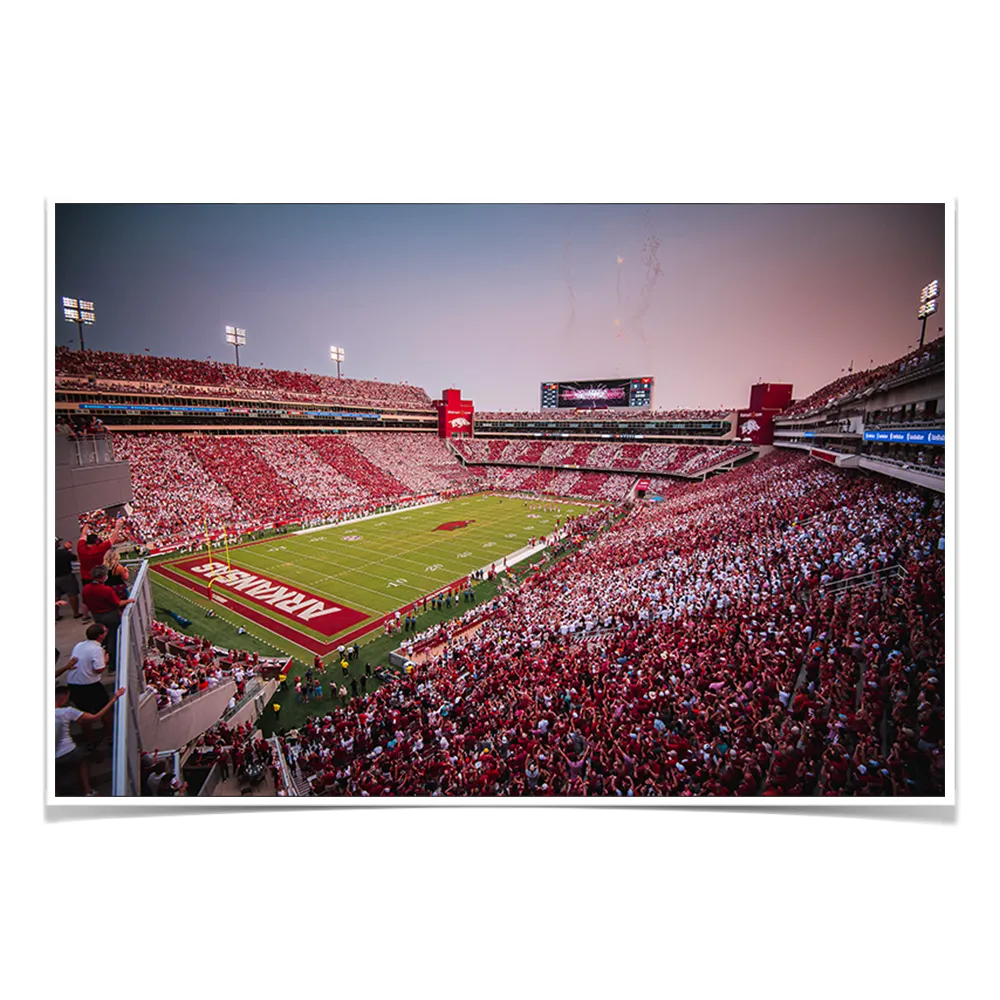 Arkansas Razorbacks - Touchdown Arkansas Stripe Out