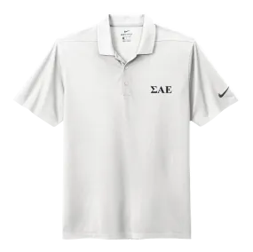 B-Greek - Back to School - Sigma Alpha Epsilon Nike Polo (White)