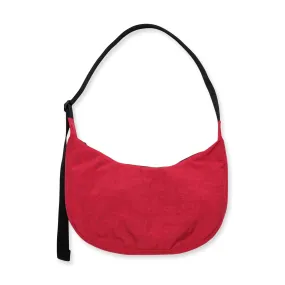 Baggu Recycled Nylon Crescent Bag - Candy Apple