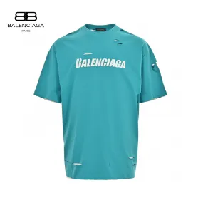 Balenciaga Distressed Logo T-Shirt