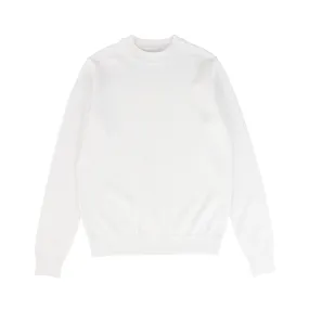 BAMBOO WHITE SILK KNIT TOP [FINAL SALE]