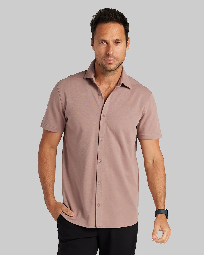 Bayside Oxford Short Sleeve Button Down