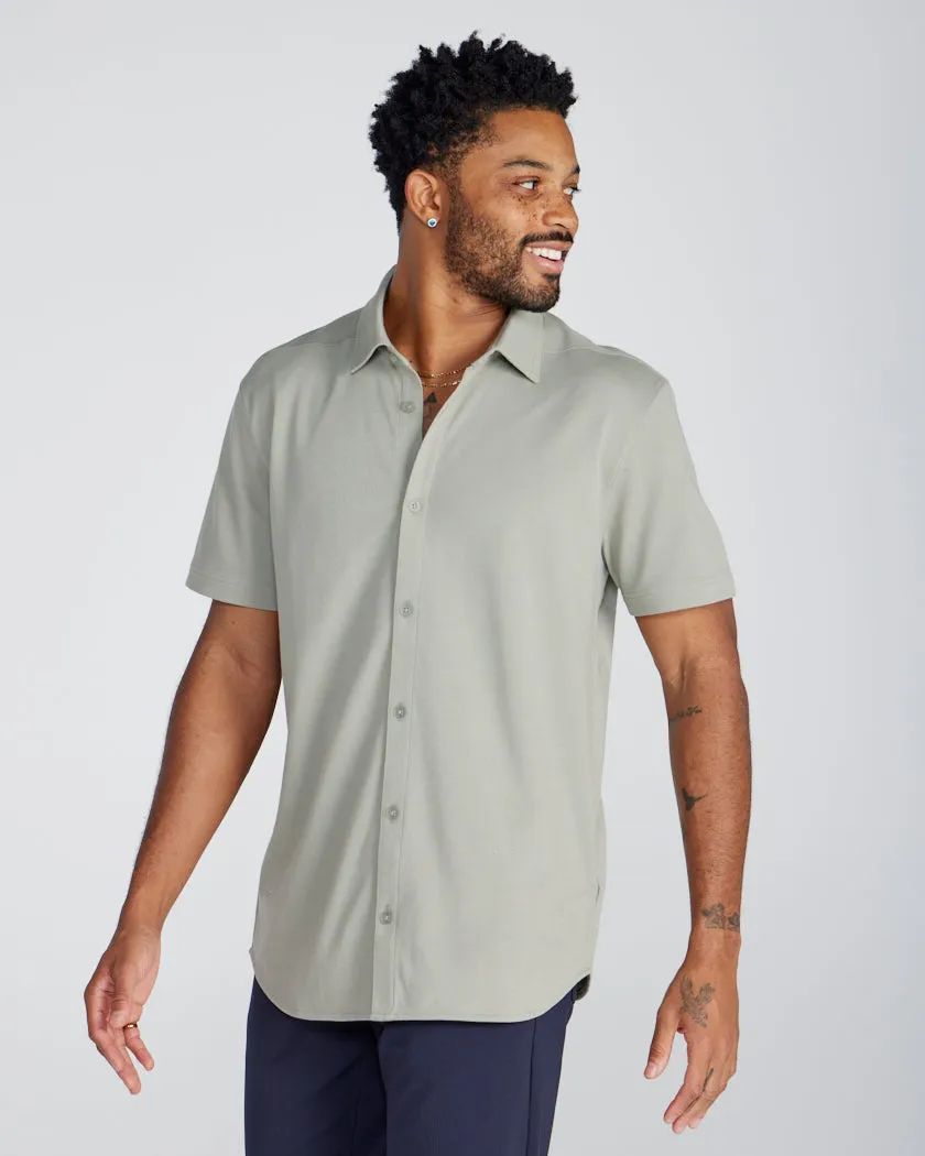 Bayside Oxford Short Sleeve Button Down