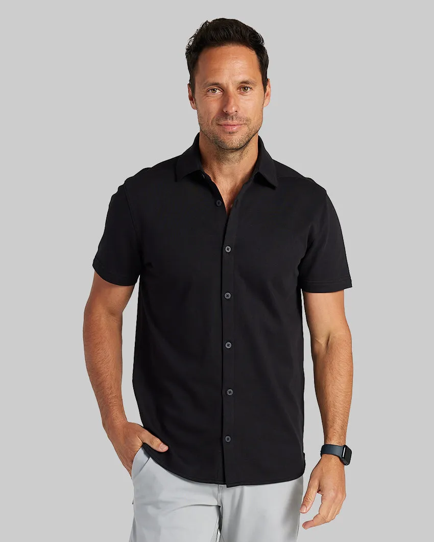 Bayside Oxford Short Sleeve Button Down