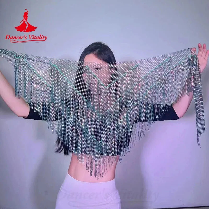 Belly Dance Performance Belt Women Elegant Triangle Scarf  Tassel Buttocks Waist Chain Adult Children Belly Dancing Hip Scarves